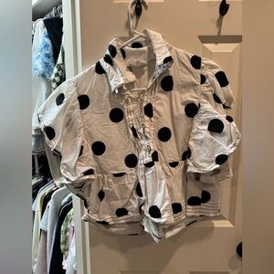 BUCKETLIST Monochrome Polka Dot Shirt